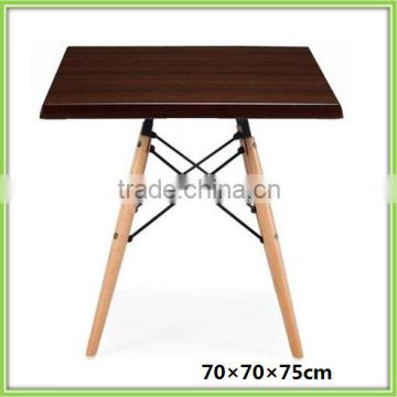 Square Black Dining Table in Shengfang