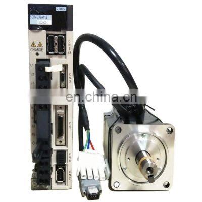 SGMJV-04ADE6E+SGDV-2R8A11A002000 400W with braking AC servo motor+ drive