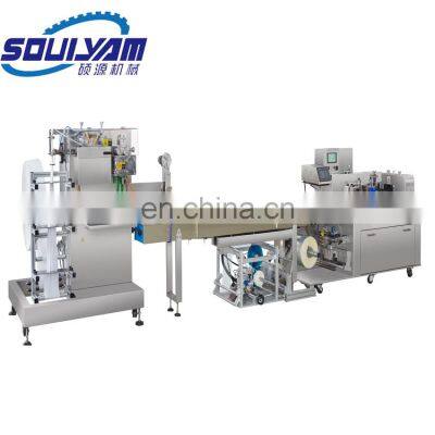 Factory JBK-320 Direct Sales Full Automatic Single Three Side Wet Wipe Making Machine