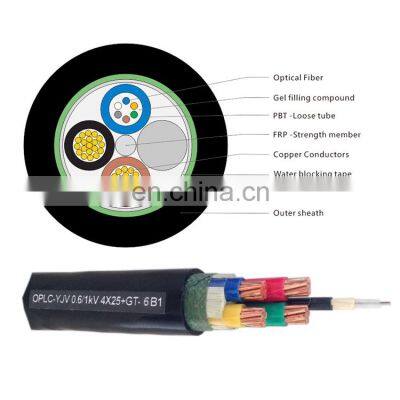 China Single Mode Anti-rodent 2 Core Hybrid Fiber Optic Cable photo-2