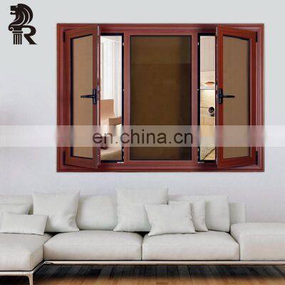 Australia Standard Egress Heat Insulation Casement Double Tempered Casement Window Frame photo-3
