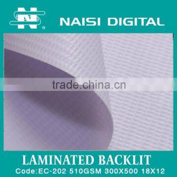 Laminated Coated PVC Backlit Flex Banner Design 510gsm