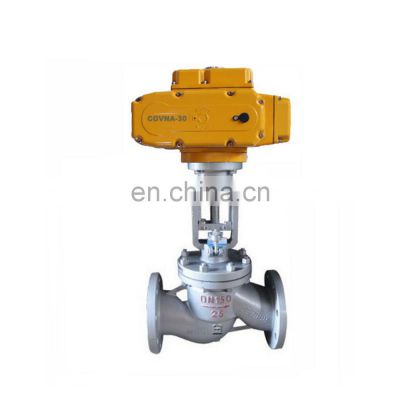 COVNA DN50 Flanged Multi-Turn Electric Actuator Cast Steel Motorized Globe Valve