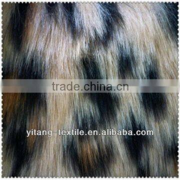 Artificial animal leopard faux fur