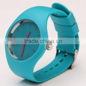 Children's or teenages plastic wrist watch with cool color