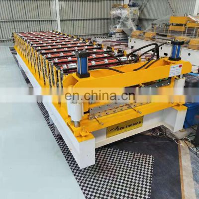 Roof Use Double Layer Corrugated Profile Steel Roofing Sheet Roll Forming Machine