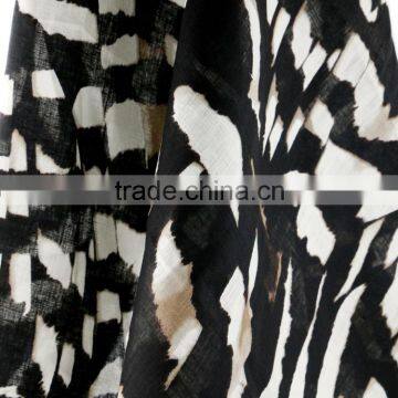 21*21 Printed Linen Fabric,women's Fashion Dress Fabric,100% Linen Fabric photo-6