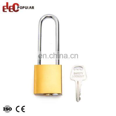 China Factory Square Safety Pad Lock Colored Aluminium Padlock