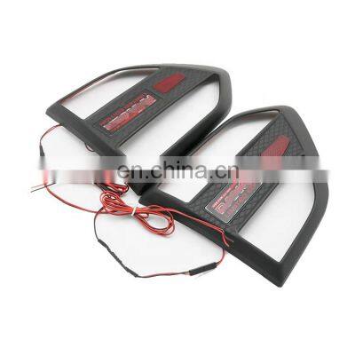 Side Vent Cover With LED Side Wind Lamp Cover ABS Decoration Accessories For Ranger T7 T8 2015-2019 4x4 Parts