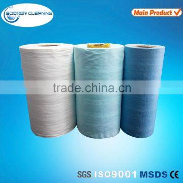 Spunlace Non Woven Fabric Industrial Wipes Products