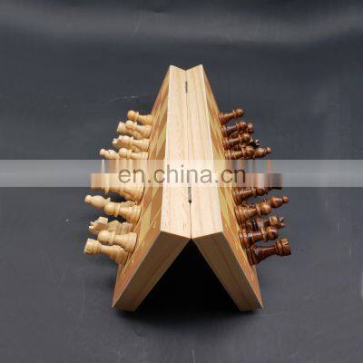 Wooden Chess Foldable Magnetic Chess Board Set photo-4