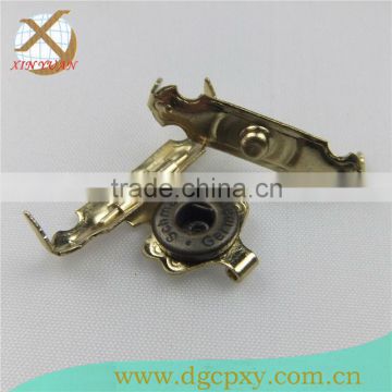 Fashion jewelry cigar wooden box clasp snap button clasps box lock