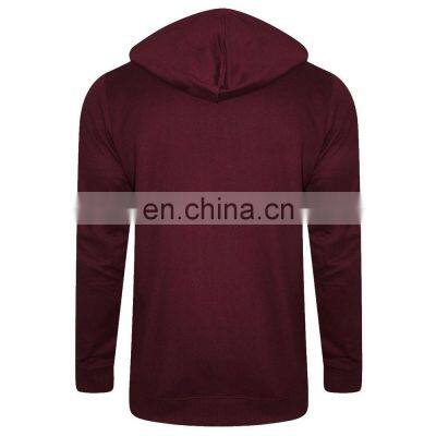 Custom Embroidered Logo Hoodie Men 100% Cotton Organic Oversized Pull Over Hoodies photo-3