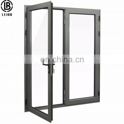 foshan luxury french front aluminium doors interior modern multipoint door lock residential cheap villa bifold