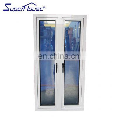 Factory directly thermal break low-E Powder coated black aluminium windows aluminium windows and doors