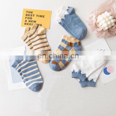 Full Cotton Men Women Summer Cotton Ankle Socks