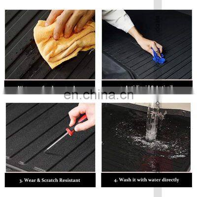 Floor Trunk Mat Carpet Factory Wholesale TPE Custom Fit For ID4 CROZZ Protective Floor Mat 3PCS Waterproof Car Truck Custom