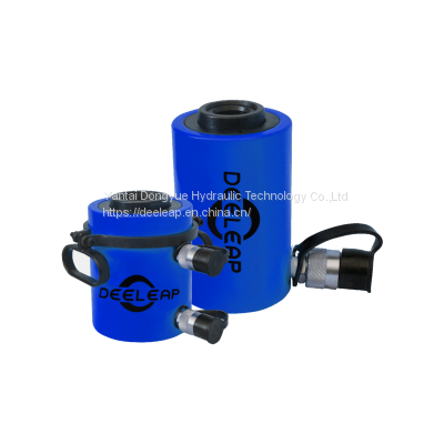 Deeleap brand high pressure single acting hollow hydraulic cylinder