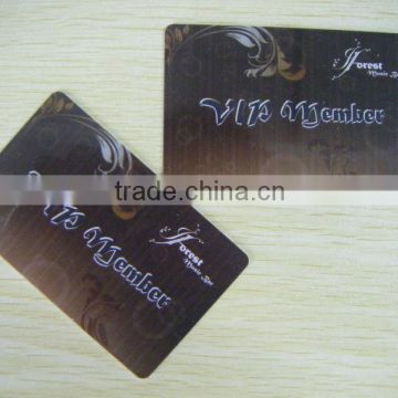 Promotion! Plastic Uv Surface Card