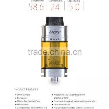 Wholesale Genuine IJOY Tornado RDTA 5ml Tank With Huge Vapor photo-3