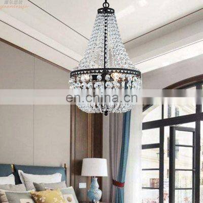 Hot Sell Event Decoration Plated Round Beads Frame Lampshade Luxury Wedding Hall Light photo-2