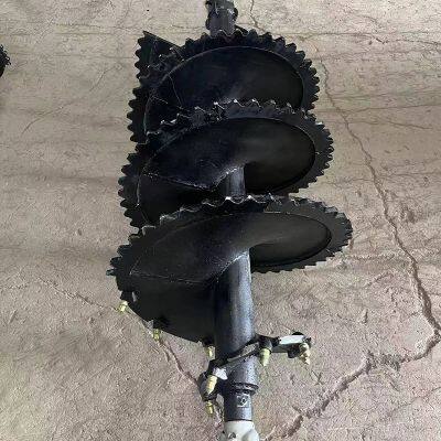 Hydraulic Power Excavator Core Drilling Attachment Alloy Drill Bit Rotary Excavation Drill Machine photo-4