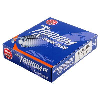 Wholesale Original Genuine NGK Spark Plug Single Iridium Gold BKR5EIX 1159 Car Engine Spark Plug for VW photo-2