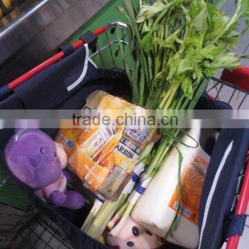 grocery cart shopping bag recyclable grocery