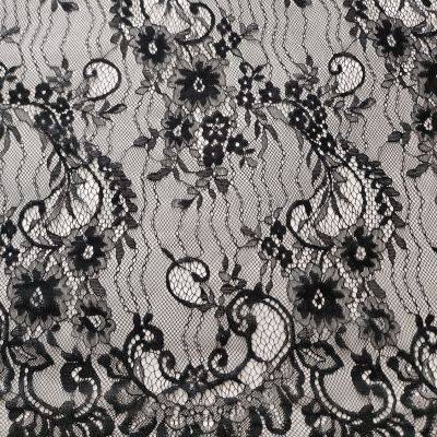 XL693 Elegant Design Spandex Swiss Voile Bridal French Lace Fabric Chantilly Lace