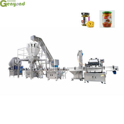 Genyond High-Quality Automatic 14 Nozzles Bottle Filler Sauce Pickle Filling Machine