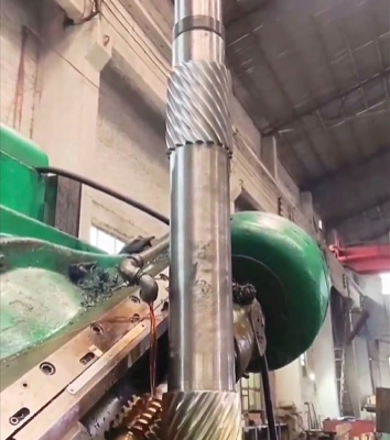 Herringbone Gear Shaft Forgings | Forged Components | Factory Customization
