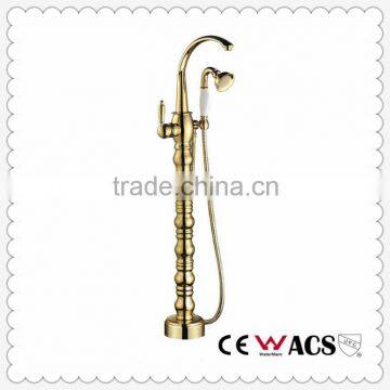 Freestanding Floor Mounted Bathtub Spout Faucet Cold/Hot Mixer Tap