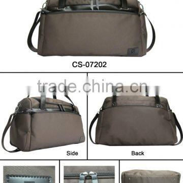 High Quality new hot sales polyester Promotional Men Travel Bag brown