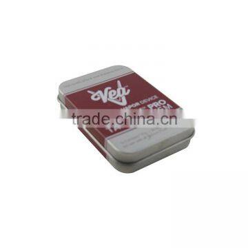 Small metal tin cans for cigarette packing