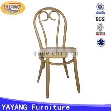 Hot sale cheap price bronze metal dining side vienna chair, metal design dining table and chair
