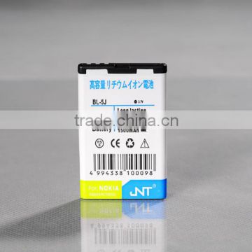 long lasting Li-ion rechargeable mobile phone battery BL-5J for Nokia 5800XM/5800iXM/5800T/5230C