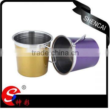 High Quality Colorful Stainless Steel Ice Bucket