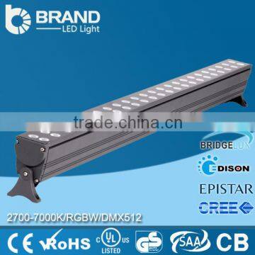 Manufacturer RGBW led wall washer Aluminum DMX512 led wall washer light 48w