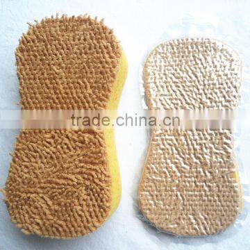 Vacuum packing car wash sponge ,chenille car sponge, car cleaning sponge