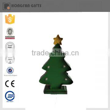 New style metal light christmas tree statues decoration