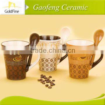 color glazed decaled ceramic mug factory