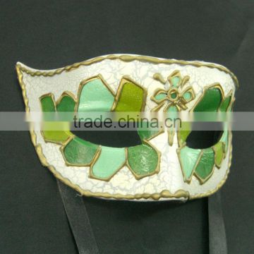 New Plastic PVC Lace Christmas Venice Mask with flower diamond and gold facial mask