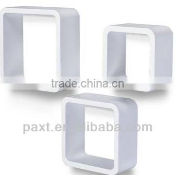 Home Decoration Wooden Wall Cube Shelf Design photo-6