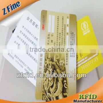 Elegant printed business card/ printed pvc card manufacturer