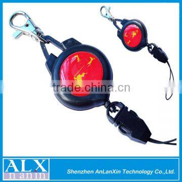 Super quality translucent ski pass retractable reel