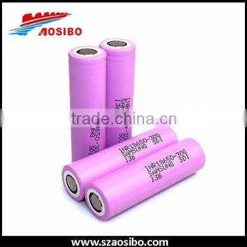 Rechargeable 18650 battery 3000mah INR18650-30Q 3.6V for samsung