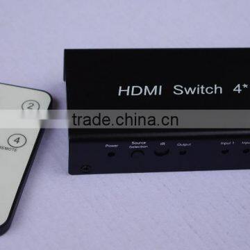 2016 China Pefect Selling V1.3 Switcher 4X1 HDMI Switcher With IR&Power Remote