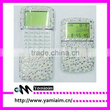 2013 Top sales jeweled pearl calculator