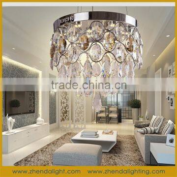 elegent crystal lamp contemporary Chandelier light for Hotel lighting