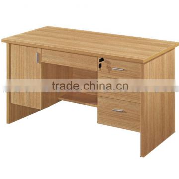 Simple office table gaming computer desk with cabinet and drawer(SZ-CDT029)